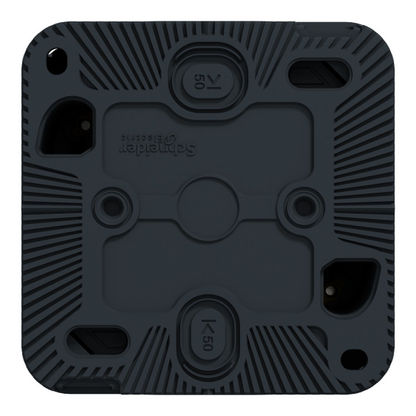 Prise de courant 2P+T grise Schneider Mureva Styl en saillie connexion automatique IP55 IK09