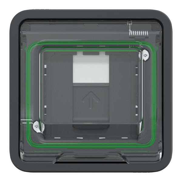 Prise RJ45 cat.6A gris Schneider Mureva Styl blindé STP FTP IP55 IK07