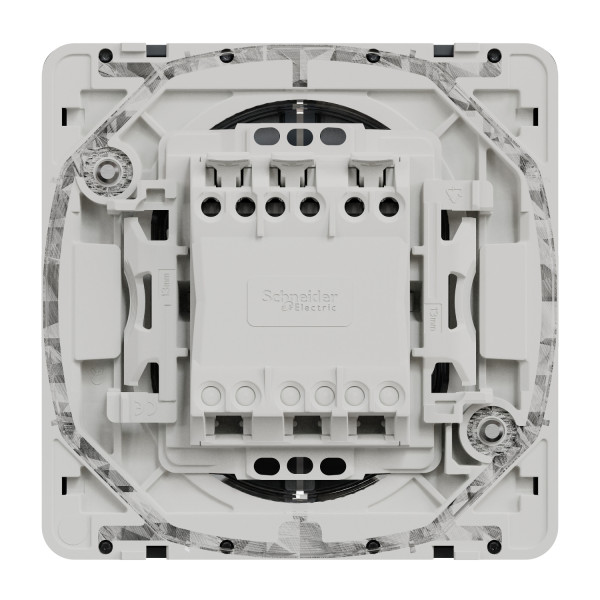 Schneider Mureva styl bouton poussoir volets roulants - composable - ip55 - ik07 - gris