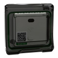 Répéteur wifi avec adaptateur gris Schneider Mureva Styl IP55 IK07