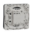 Poussoir lumineux gris Schneider Mureva Styl IP55 IK08