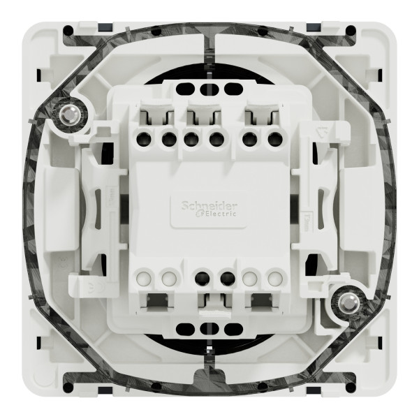 double bouton poussoir Schneider Mureva styl - composable - ip55 - ik07 - gris