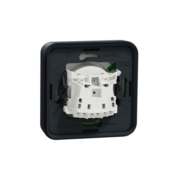 Prise Courant Grise 2P+T Mureva Styl Schneider Electric - Renforcée - Encastrée - IP 55 - IK08 - EV