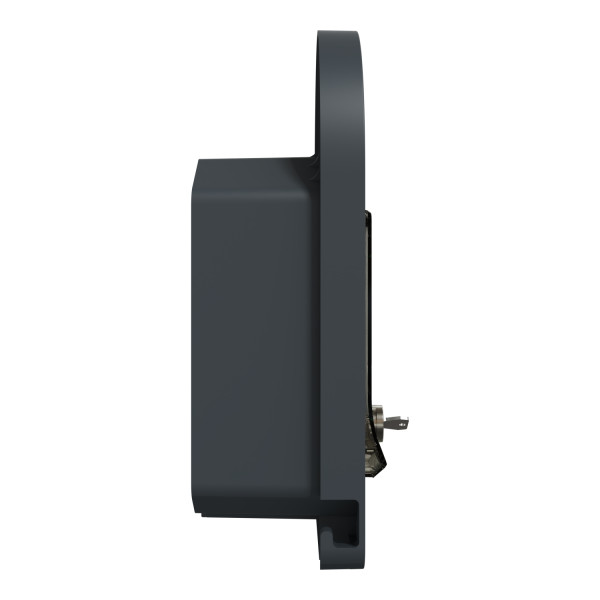 Prise courant 2P+T renforcée gris Schneider Mureva Styl avec clé pour véhicule électrique IP66 IK08