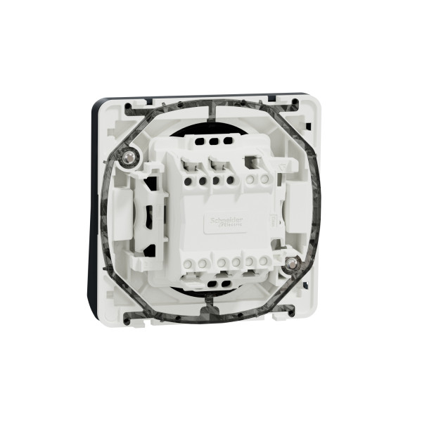 Interrupteur Va-et-vient gris Schneider Mureva Styl connexion automatique IP55 IK08