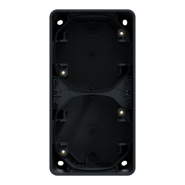Cadre saillie 2 postes Schneider Mureva Styl gris verticaux IP55 IK08