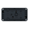 Cadre saillie 2 postes Schneider Mureva Styl gris horizontaux IP55 IK09