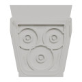 Mureva styl - entrée de câble triple - ip55 - ik07 - blanc