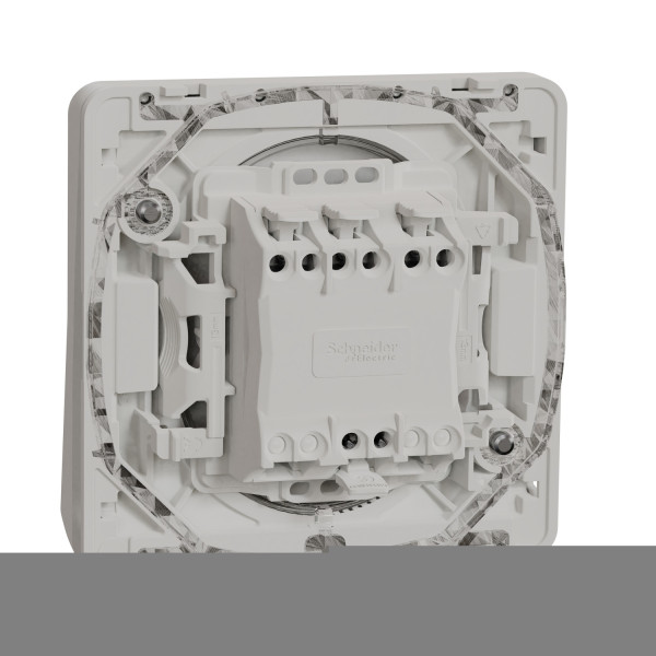Permutateur Blanc Composable IP55 IK08 Mureva Styl Schneider – Connexion Auto