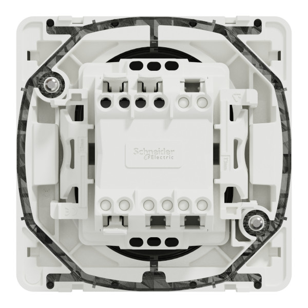 Va-et-vient lumineux blanc Schneider Mureva Styl IP55 IK08