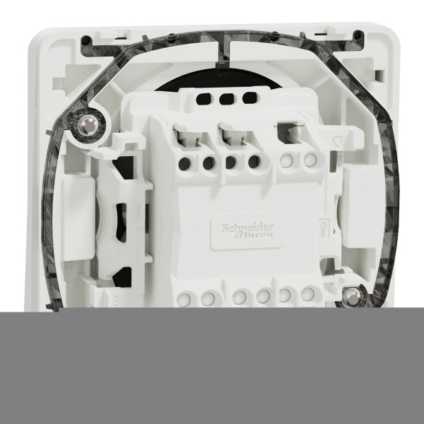 Va-et-vient lumineux blanc Schneider Mureva Styl IP55 IK08