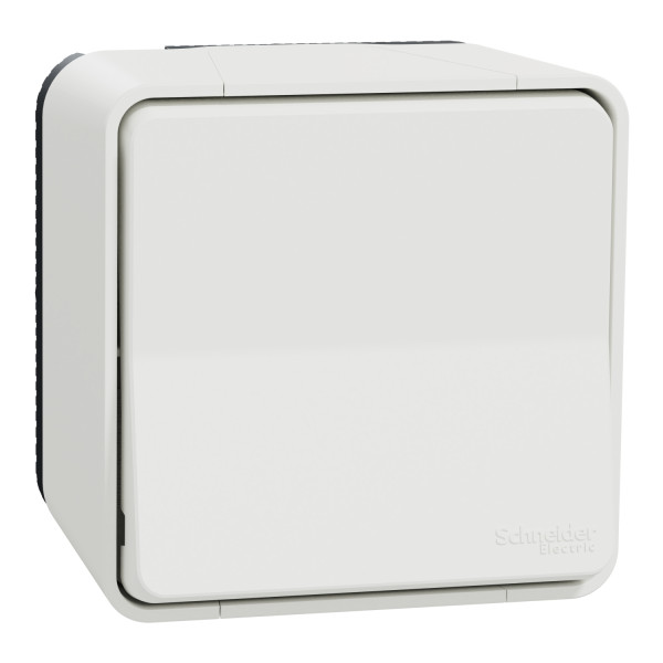 Bouton Poussoir Blanc Complet Saillie IP55 IK08 Mureva Styl Schneider – Connexion Automatique