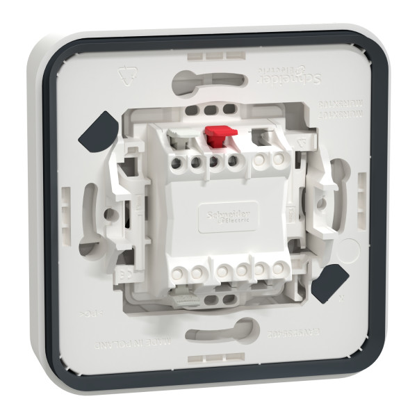 Va-et-vient blanc Schneider Mureva Styl à encastrer connexion automatique IP55 IK08