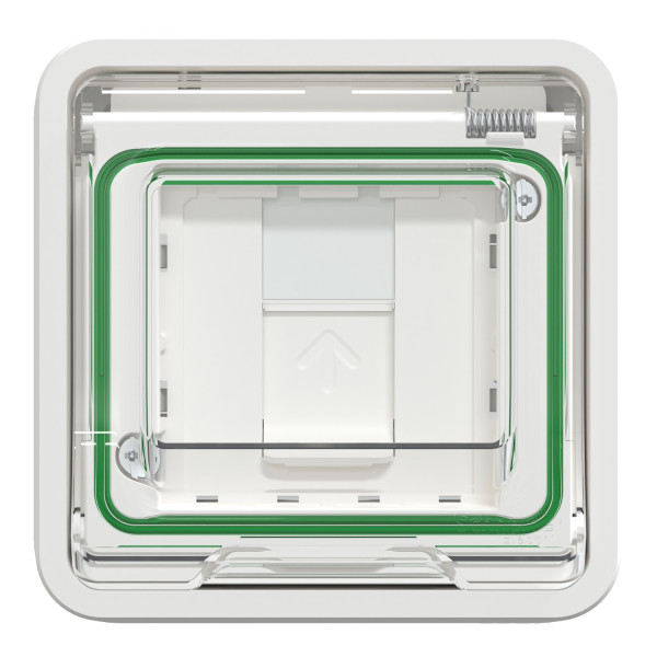 Prise RJ45 cat.6A blanc Schneider Mureva Styl blindé STP FTP IP55 IK08