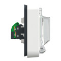 Prise RJ45 cat.6A blanc Schneider Mureva Styl blindé STP FTP IP55 IK08
