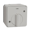 Mureva styl - interrupteur temporisé led - saillie - ip55 - ik08 - blanc