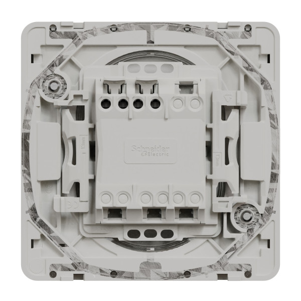 Bouton Poussoir Lumineux LED Blanc Mureva Styl Schneider – IP55 – IK08- Composable