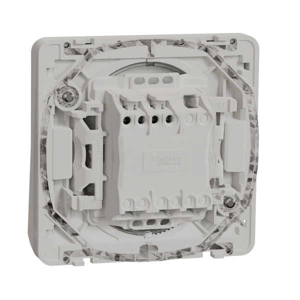 Bouton Poussoir Lumineux LED Blanc Mureva Styl Schneider – IP55 – IK08- Composable