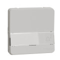 Poussoir avec porte étiquette blanc Schneider Mureva Styl IP55 IK08