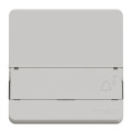 Bouton Poussoir avec Porte Étiquette Blanc Mureva Styl Schneider Electric - IP55 - IK08