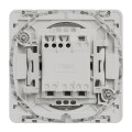 Poussoir avec porte étiquette blanc Schneider Mureva Styl IP55 IK08