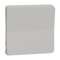 Enjoliveur blanc Schneider Mureva Styl avec symbole lumière IP55 IK07