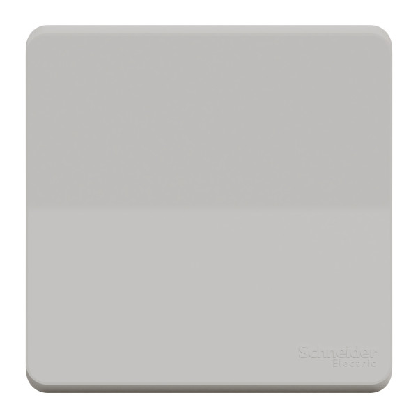 Enjoliveur blanc Schneider Mureva Styl avec symbole lumière IP55 IK07