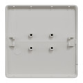 Enjoliveur blanc Schneider Mureva Styl avec symbole lumière IP55 IK07