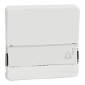 Enjoliveur blanc Schneider Mureva Styl porte étiquette lumineux IP55 IK08