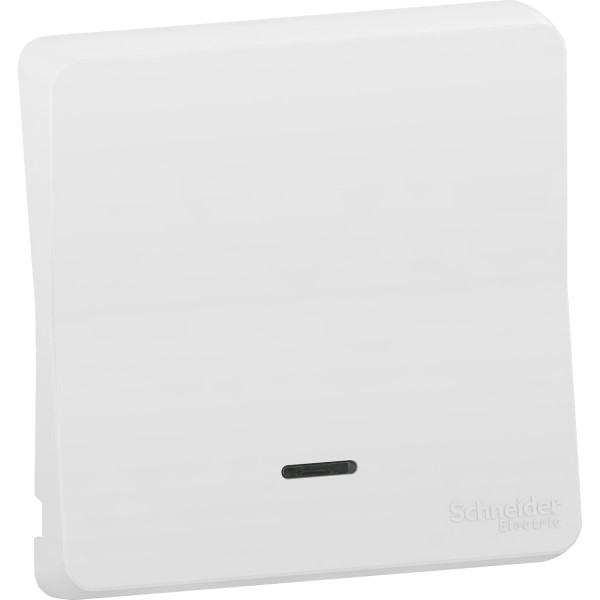 Enjoliveur blanc Schneider Mureva Styl simple pour voyant lumineux IP55 IK08