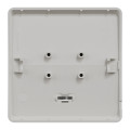 Enjoliveur blanc Schneider Mureva Styl simple pour voyant lumineux IP55 IK08