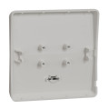 Enjoliveur blanc Schneider Mureva Styl simple pour voyant lumineux IP55 IK08
