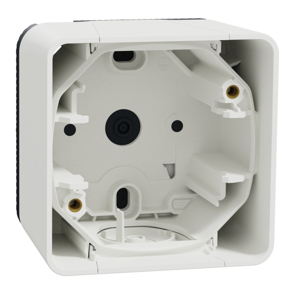 Cadre saillie 1 poste Schneider Mureva Styl blanc IP55 IK08