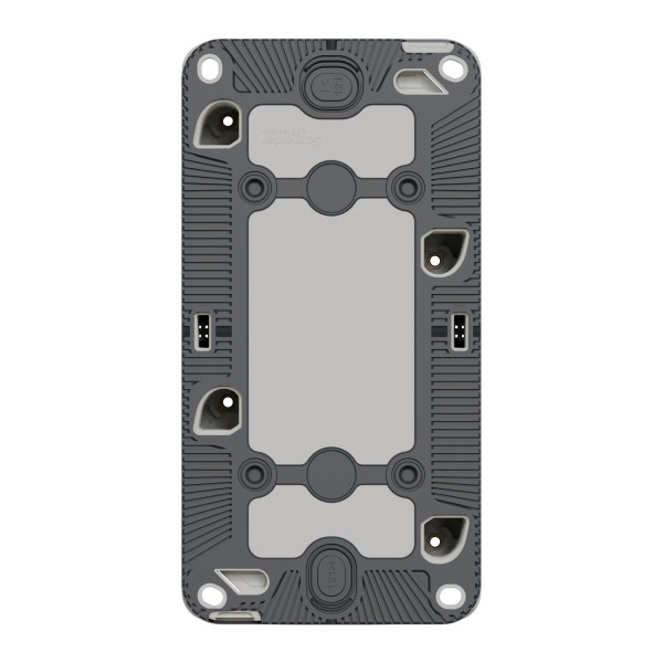 Cadre saillie 2 postes Schneider Mureva Styl blanc verticaux IP55 IK08