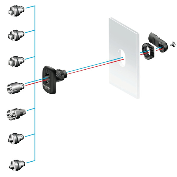 Insert double barre 3mm pour S3D