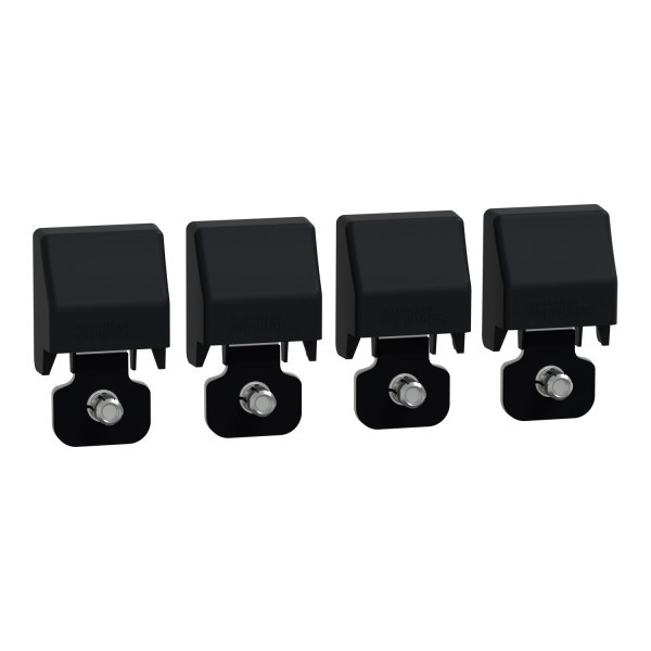 Spacial - kit de 4 pattes de fixation et caches pour coffret s3d