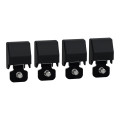 Spacial - kit de 4 pattes de fixation et caches pour coffret s3d