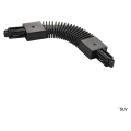 Connecteur flexible pour rail 1 allumage 230V, noir