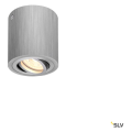 Triledo, plafonnier intérieur, simple, rond, alu brossé, gu10/led gu10 51mm, 10w max