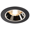 Numinos, encastré de plafond intérieur, 40°, noir/chrome, led, 2700k