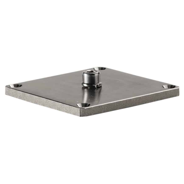 Plaque de montage, extérieur, inox 316, inox