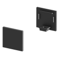 SLV by Declic GRAZIA 10, embouts pour profil standard, 2 pcs., noir