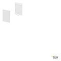 SLV by Declic GRAZIA 10, embouts hauts pour profil standard, 2 pcs., blanc