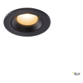 Numinos® xs, encastré de plafond intérieur, 40°, noir, led, 7w, 2700k, ip20/ip44