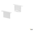 SLV by Declic GRAZIA 20, embouts pour profil encastré, 2 pcs., blanc