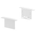 SLV by Declic GRAZIA 20, embouts pour profil encastré, 2 pcs., blanc