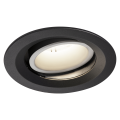 Numinos, encastré de plafond intérieur, 20°, noir/blanc, led, 4000k, orientable