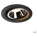 Numinos, encastré de plafond intérieur, 55°, noir/chrome, led, 2700k, orientable