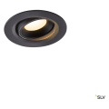 Numinos® move xs, encastré de plafond intérieur, orientable, 20°, noir, led, 7w, 3000k