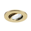 Universal, encastrés plafond intérieurs led, orientable, rond, doré, led, ip20